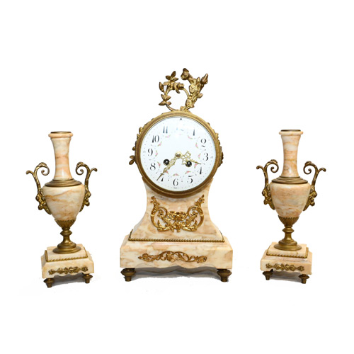 Antique Clock Garnitures - 53 items for sale on sellingantiques.co.uk
