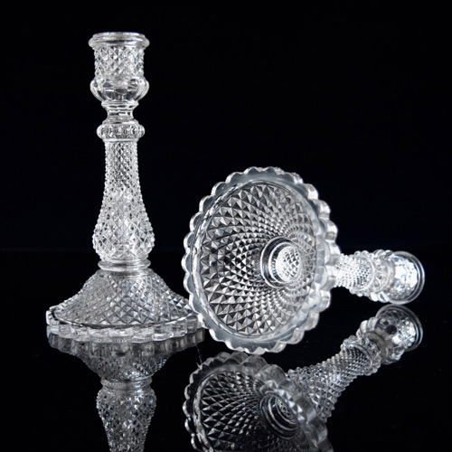 Antique Glass Candlesticks - 6 items for sale on sellingantiques.co.uk