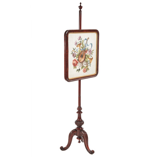 Antique Pole Screens - 36 items for sale on sellingantiques.co.uk