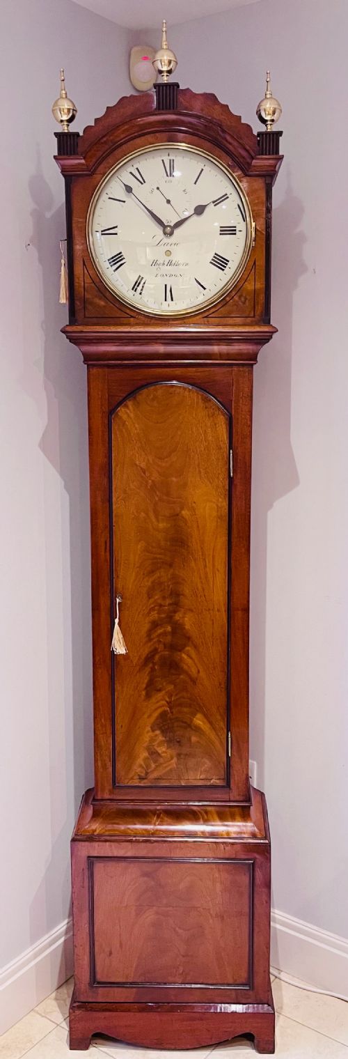 GEORGIAN DOMESTIC REGULATOR LONGCASE CLOCK RARE CONFIGURATION