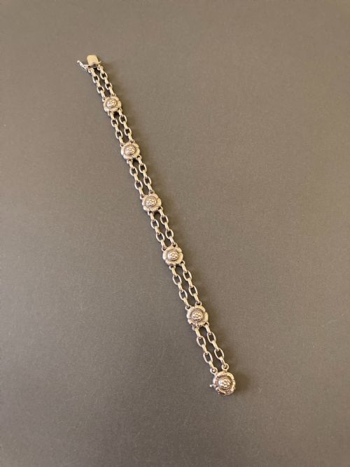 GEORG JENSEN DANISH SILVER BRACELET NO 50A
