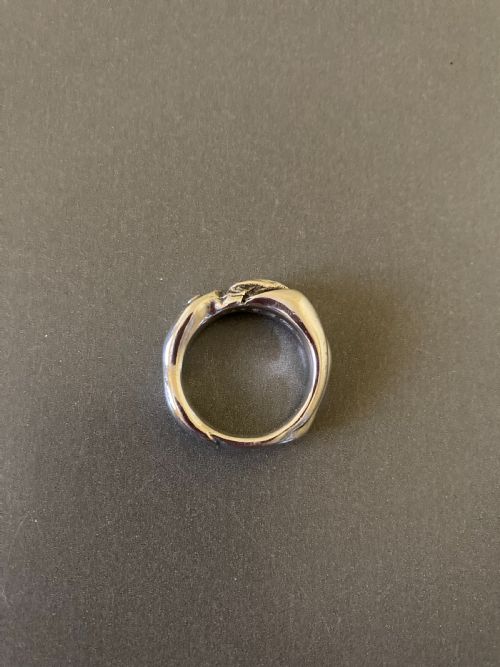 GEORG JENSEN DANISH SILVER RING BY OLE KORTZAU - ADDITIONAL PHOTO 3