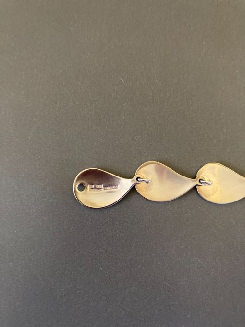 DANISH SILVER NECKLACE BY RANDERS SILVER 1960S - ADDITIONAL PHOTO 4