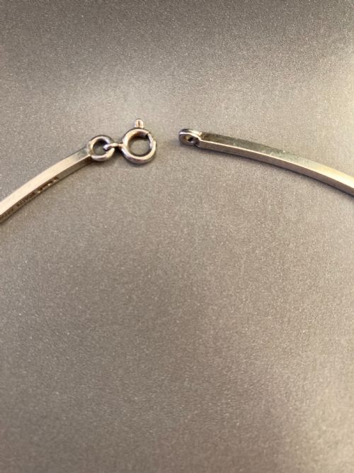 DANISH SILVER AND AMETHYST NECKLACE 1960S BY NIELS ERIK FROM - ADDITIONAL PHOTO 6