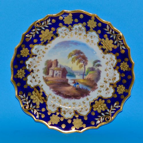 RIDGWAY PORCELAIN DESSERT PLATE C1825