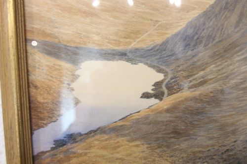 LARGE WATERCOLOUR OF OGWEN VALLEY TRYFAN SNOWDONIA - ADDITIONAL PHOTO 2