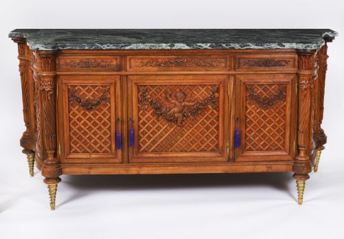 ANTIQUE IMPORTANT COMMODE SERVER BY MAISON GRIMARD PARIS 19TH C