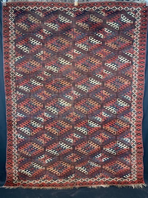 ANTIQUE YOMUT TURKOMAN RUG