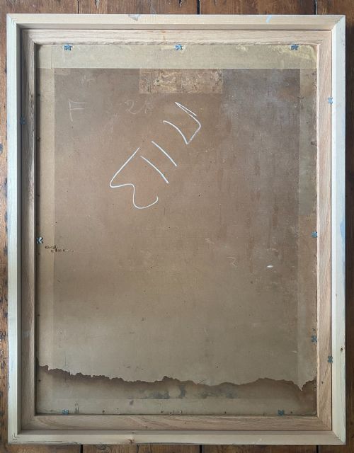 CUBIST FLOWERS CA 1950 ABSTRACTED FLORAL FAUVE STILL LIFE BY FRANCO RUSSIAN UKRAINIAN NICOLAS ISSAIEV OIL ON BOARD - ADDITIONAL PHOTO 5