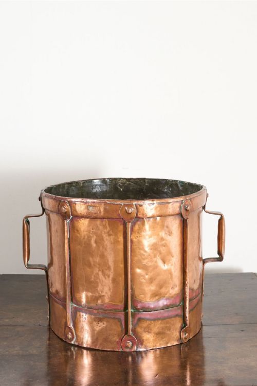 19TH CENTURY HEAVY COPPER GRAIN MEASURE NO3