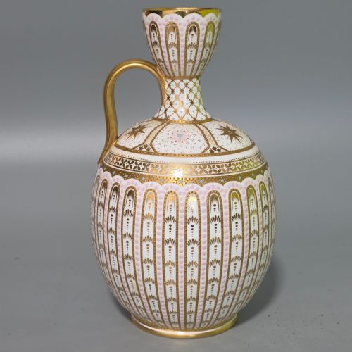 EXQUISITE COPELAND JEWELLED PORCELAIN JUG IN THE PERSIAN STYLE C18901900