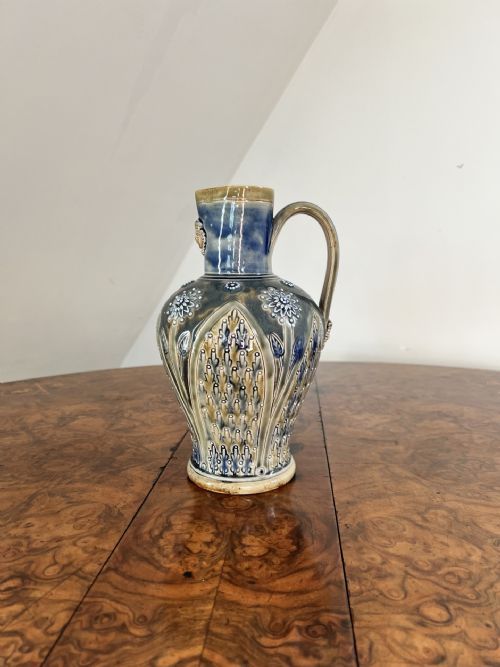 FANTASTIC QUALITY ANTIQUE VICTORIAN DOULTON LAMBETH JUG