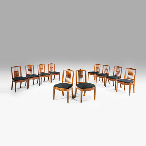 Set Of 10 Antique Chairs - 19 items for sale on sellingantiques.co.uk