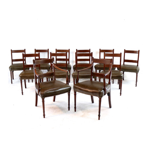 Set Of 12 Antique Chairs - 11 items for sale on sellingantiques.co.uk
